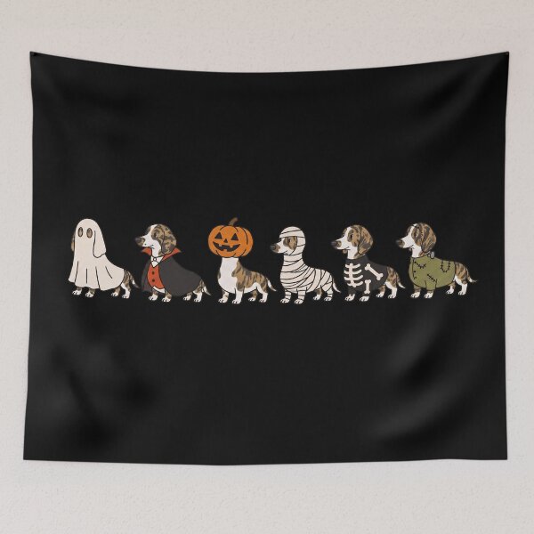 Item preview, Funny Brindle Piebald Dachshund Halloween Costume Trick or Treat Mom Dad Kids designed and sold by FurryHavenPH.