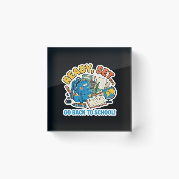 Item preview, Ready Set Go Back To School Cute Student Teacher Supplies designed and sold by eihabo.