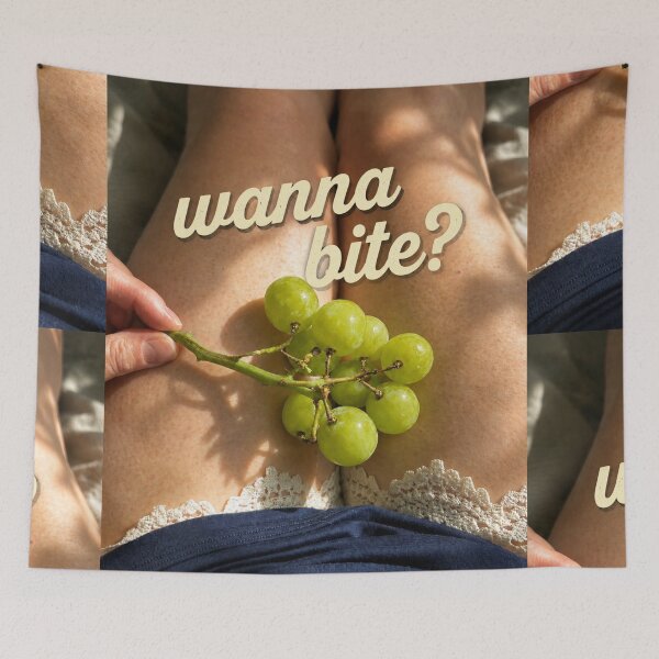 Item preview, Wanna Bite? Sweet Green Grapes designed and sold by Kimberly Palmer.