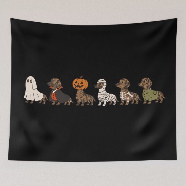 Item preview, Funny Brindle Dachshund Halloween Costume Trick or Treat Mom Dad Kids designed and sold by FurryHavenPH.