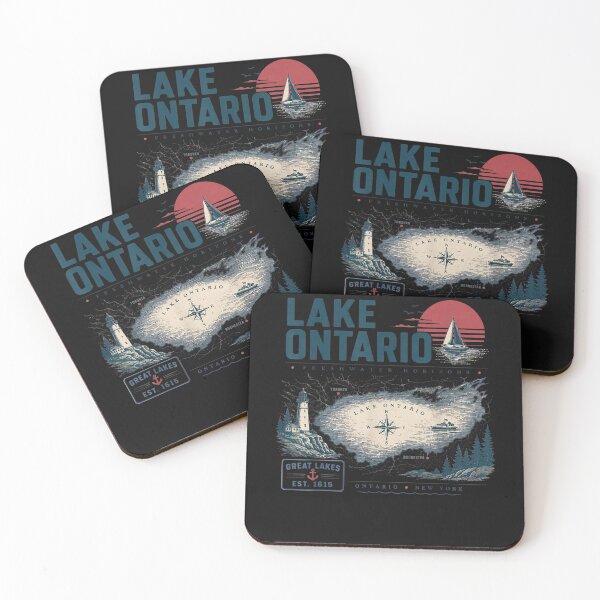 Item preview, Lake America Funny Ontario USA Canada Graphic designed and sold by leevekaArt.