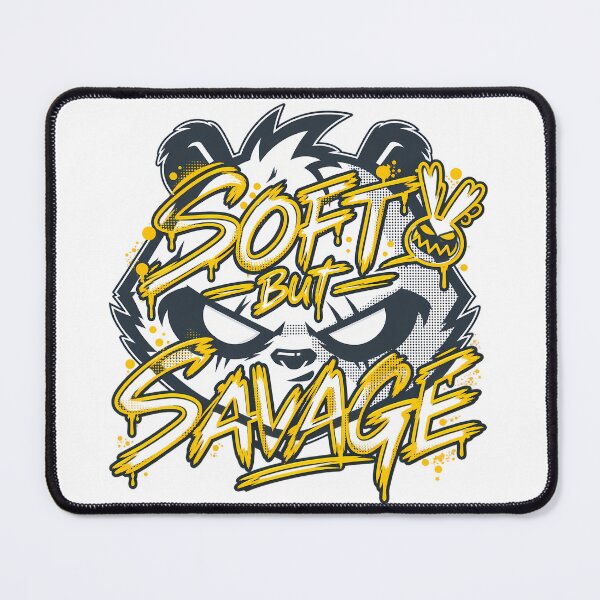 Item preview, Soft But Savage Angry Panda Graffiti Yellow Splash Streetwear Graphic designed and sold by DesignArtist.ia.