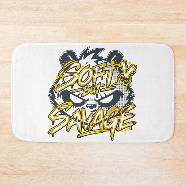 Item preview, Soft But Savage Angry Panda Graffiti Yellow Splash Streetwear Graphic designed and sold by DesignArtist.ia.