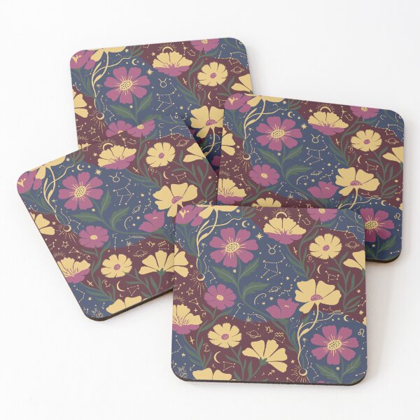 Item preview, Mystic Flowers, Zodiac Constellations and Astronomy designed and sold by Pattique.