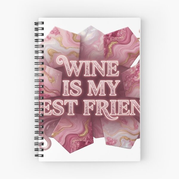 Item preview, Statement WINE IS MY BEST FRIEND Text Design designed and sold by dazzlemakers.