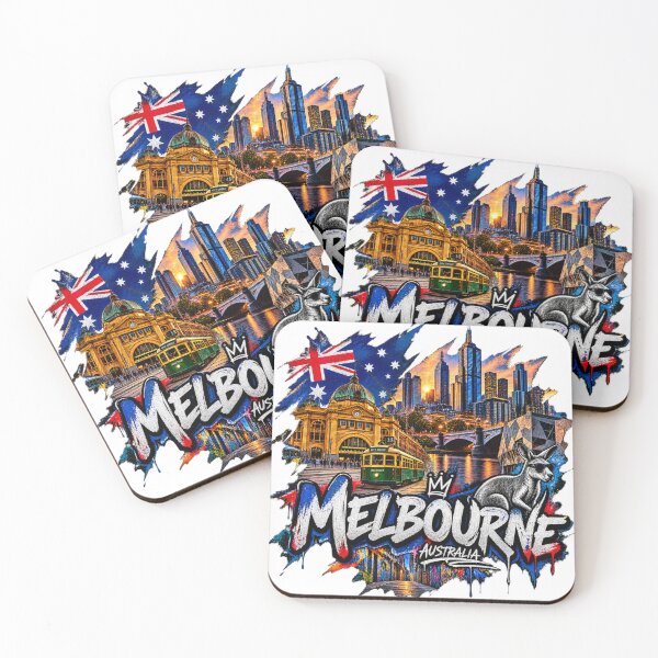 Item preview, Melbourne Australia Street Art – Urban Graffiti City designed and sold by URBIVO.