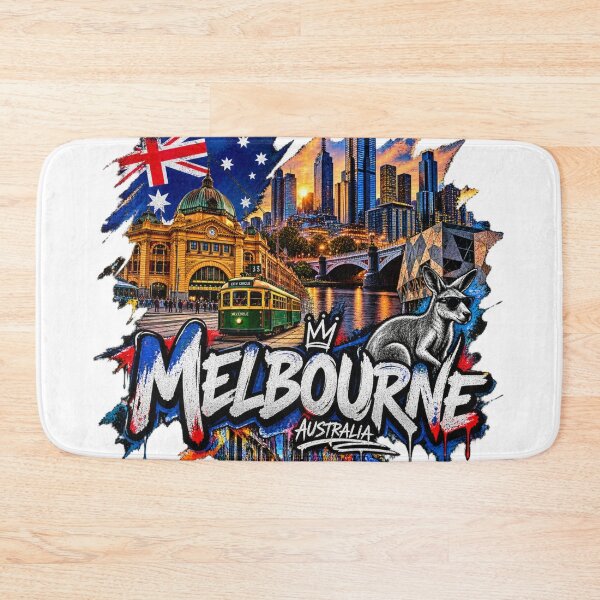 Item preview, Melbourne Australia Street Art – Urban Graffiti City designed and sold by URBIVO.