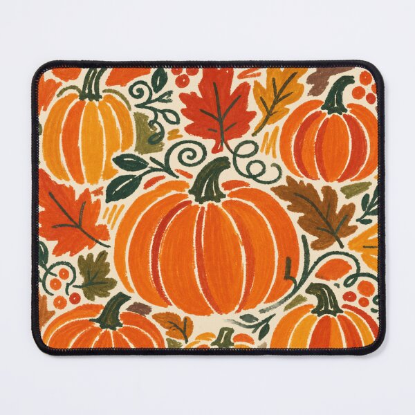 Item preview, Autumn Pumpkins Vintage Folk Art designed and sold by ZOHRR.