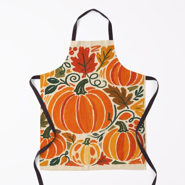 Item preview, Autumn Pumpkins Vintage Folk Art designed and sold by ZOHRR.