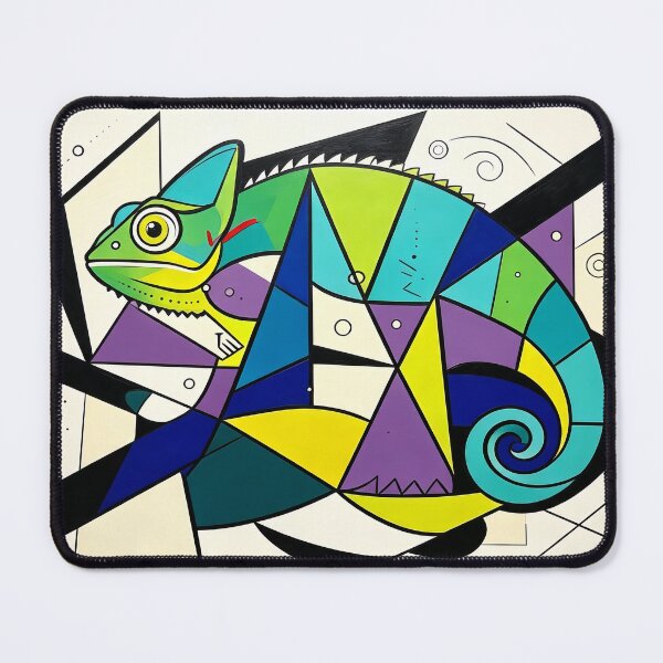 Item preview, cubist animal artwork designed and sold by forget45studio.