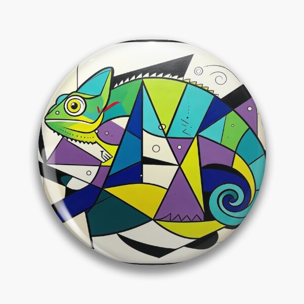 Item preview, cubist animal artwork designed and sold by forget45studio.