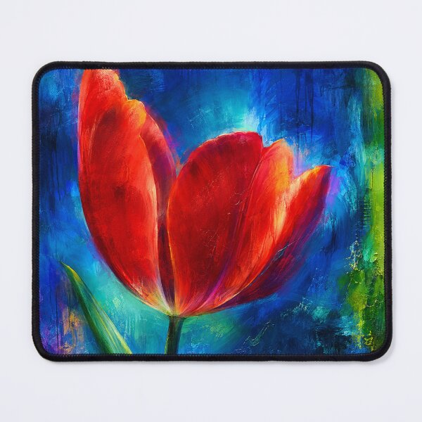 Item preview, Electric Bloom – Vibrant Red Tulip designed and sold by Kimberly Palmer.