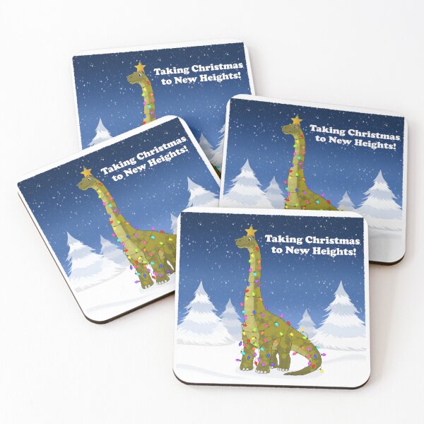 Item preview,  Brachiosaurus Christmas Tree Dinosaur Going to New Heights designed and sold by daphsam.