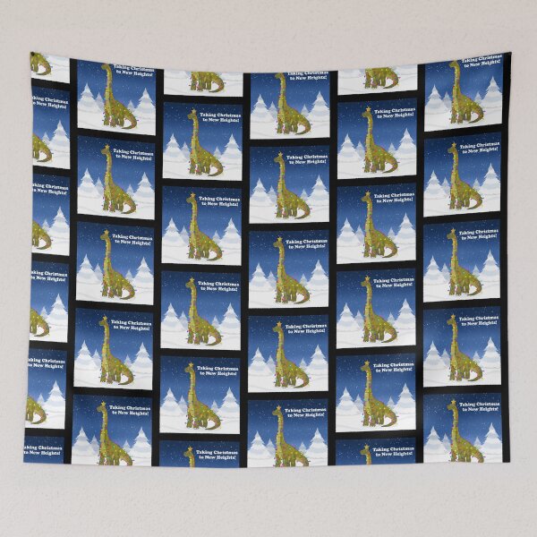 Item preview,  Brachiosaurus Christmas Tree Dinosaur Going to New Heights designed and sold by daphsam.