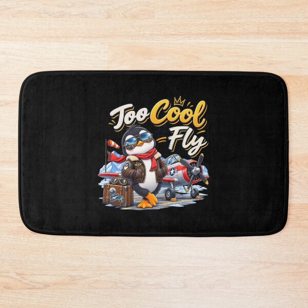 Item preview, Too Cool to Fly Penguin designed and sold by Side Quest Co..