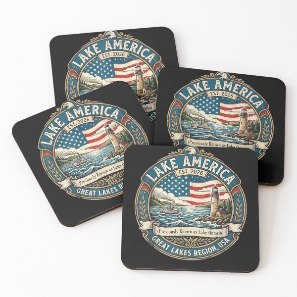 Item preview, Lake America Previously Ontario Canada USA Funny Patriotic T-Shirt designed and sold by leevekaArt.