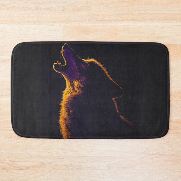 Item preview, 3d Render Of Moonlit Wolf Howling, Rich designed and sold by Checho30.