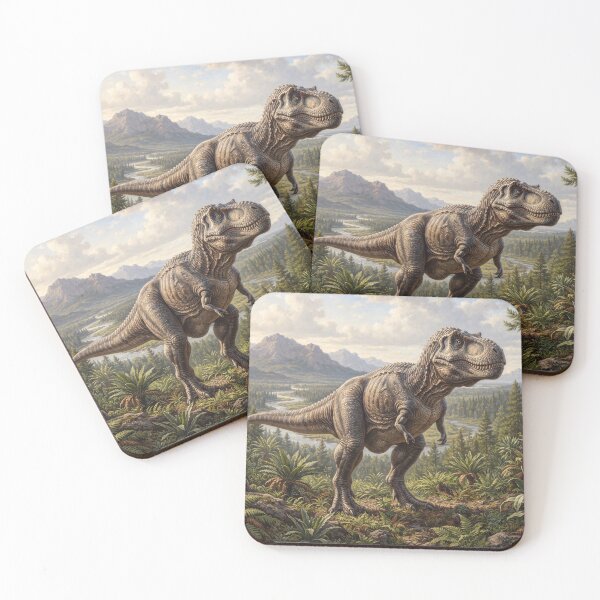Item preview, Realistic Tyrannosaurus Rex Paleoart, Cretaceous Dinosaur Illustration III designed and sold by Yaremchuk.