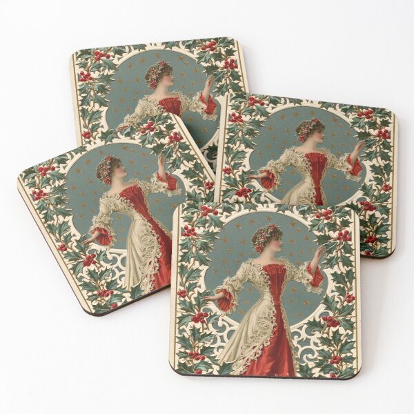 Item preview, Vintage Victorian Christmas card designed and sold by MendaciousMina.