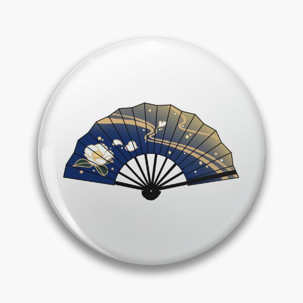 Artikelvorschau, Genshin Impact Ayaka-Fan-Design entworfen und verkauft von abraxision.