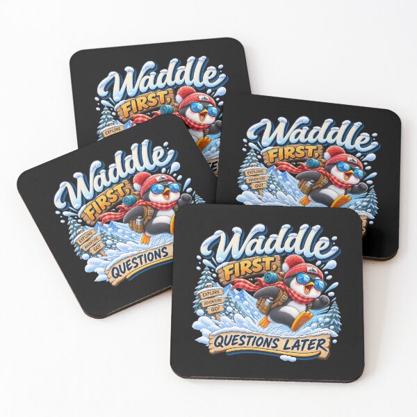 Item preview, Waddle First, Questions Later designed and sold by Side Quest Co..