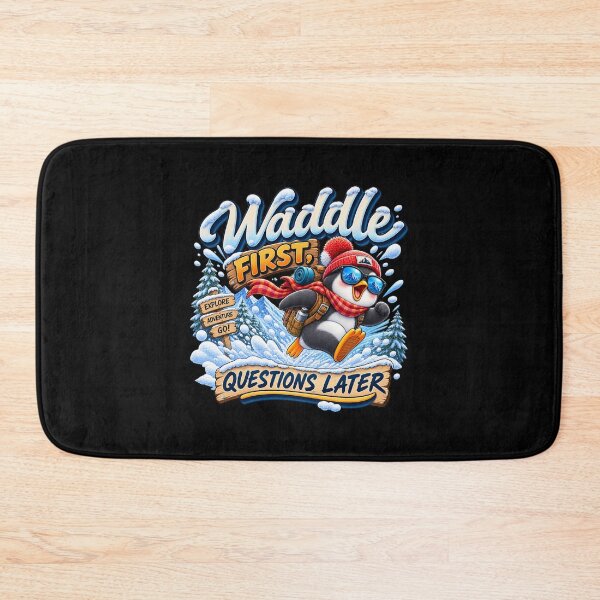 Item preview, Waddle First, Questions Later designed and sold by Side Quest Co..