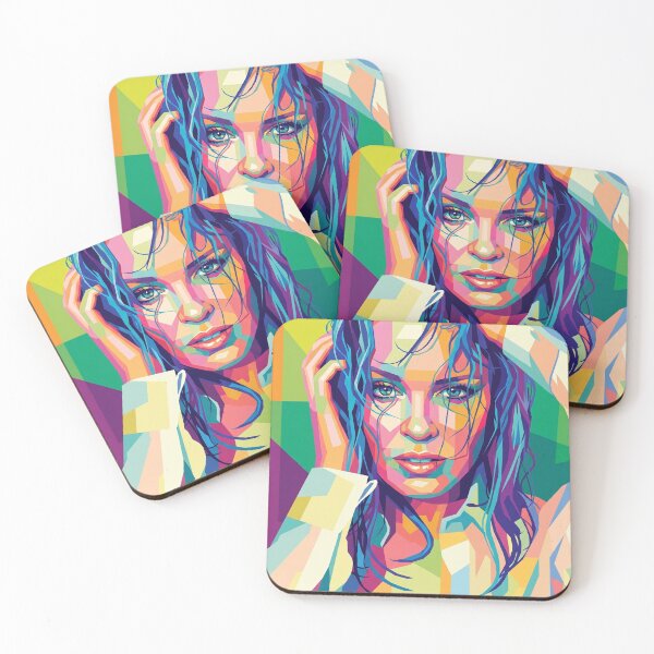 Item preview, Kylie Minogue Colorful Pop Art designed and sold by SiksisArt.
