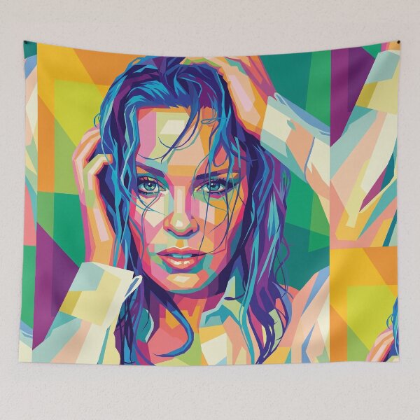 Item preview, Kylie Minogue Colorful Pop Art designed and sold by SiksisArt.