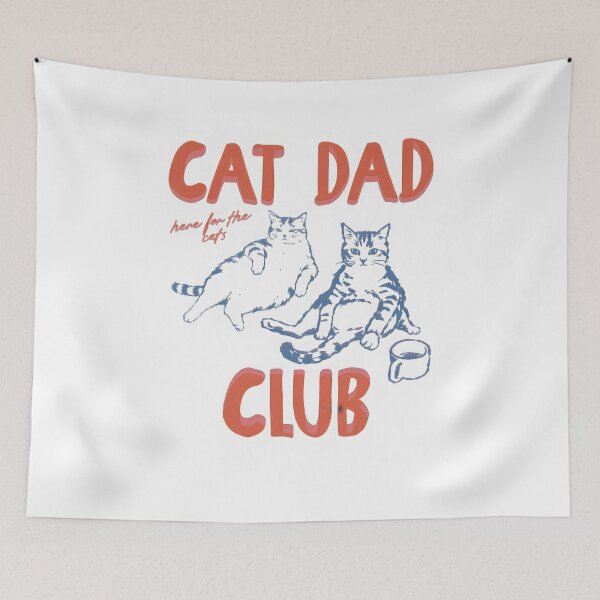 Item preview, Cat Dad Club Shirt designed and sold by Jessartsao.