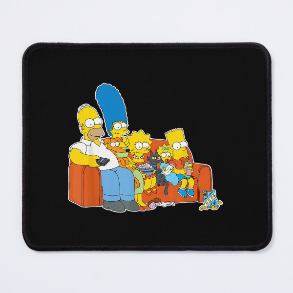 Item preview, Yellow Cartoon Family Donut Loving Dad Blue Hair Mom designed and sold by ZachDowns.