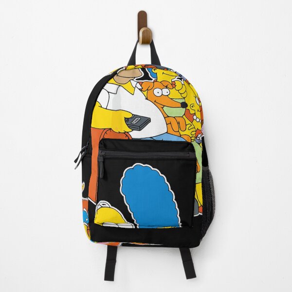 Item preview, Yellow Cartoon Family Donut Loving Dad Blue Hair Mom designed and sold by ZachDowns.
