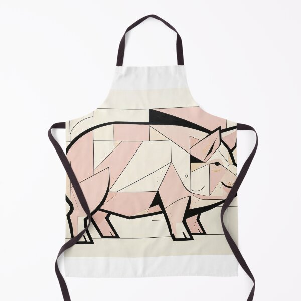 Item preview, cubist animal artwork designed and sold by forget45studio.