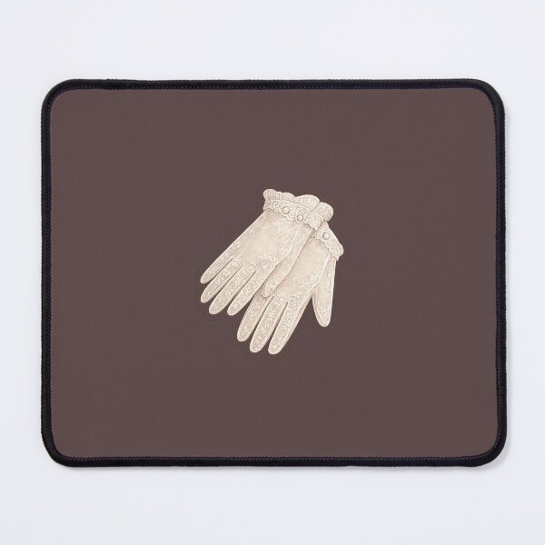 Item preview, Vintage Lace Gloves Sticker | Pearl Ivory Gloves | Old Money Coquette Aesthetic designed and sold by PawsAndpetalstudio.