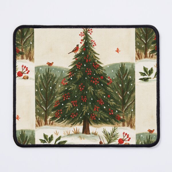Item preview, Vintage Christmas tree card designed and sold by MendaciousMina.