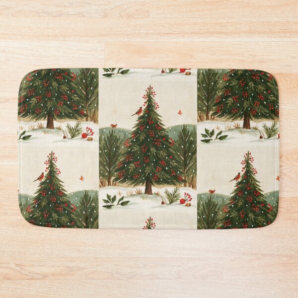 Item preview, Vintage Christmas tree card designed and sold by MendaciousMina.