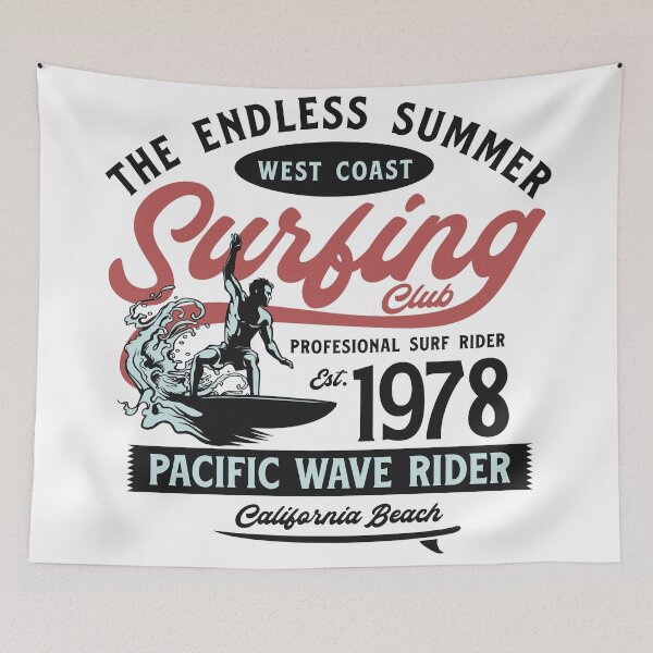 Item preview, Pacific Wave Rider West Coast Surfing Club California designed and sold by heedooppod.