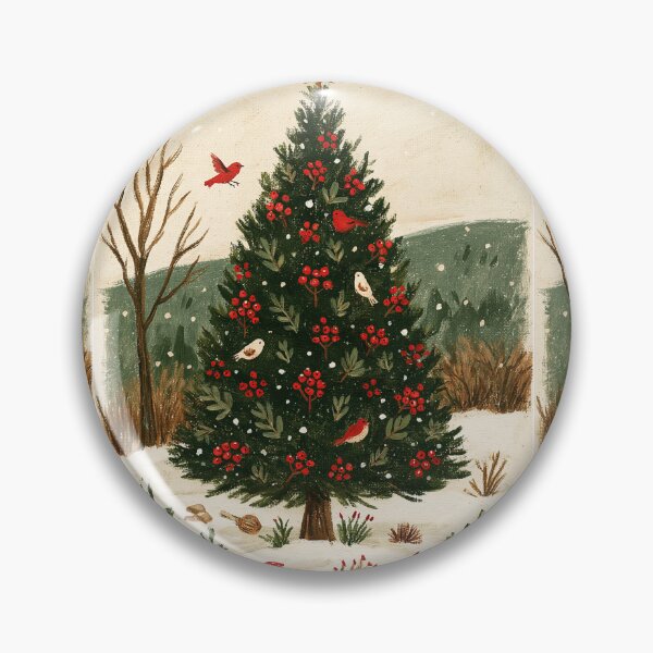 Item preview, Vintage Christmas tree card designed and sold by MendaciousMina.