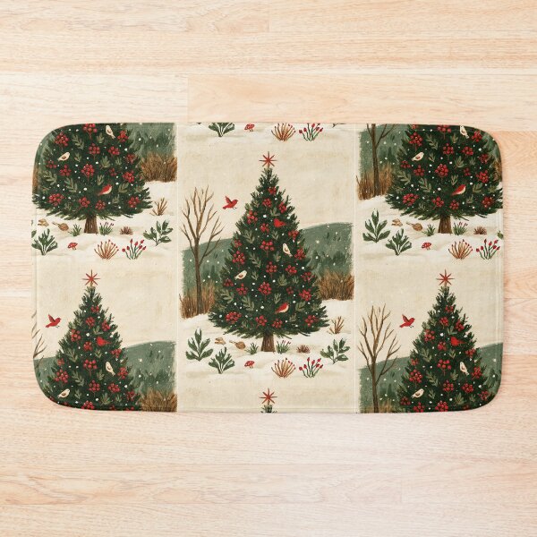 Item preview, Vintage Christmas tree card designed and sold by MendaciousMina.