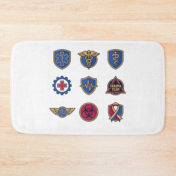Item preview, Medical Insignia Shield Star of Life Caduceus Trauma Team Sticker Pack designed and sold by Animer-art1.