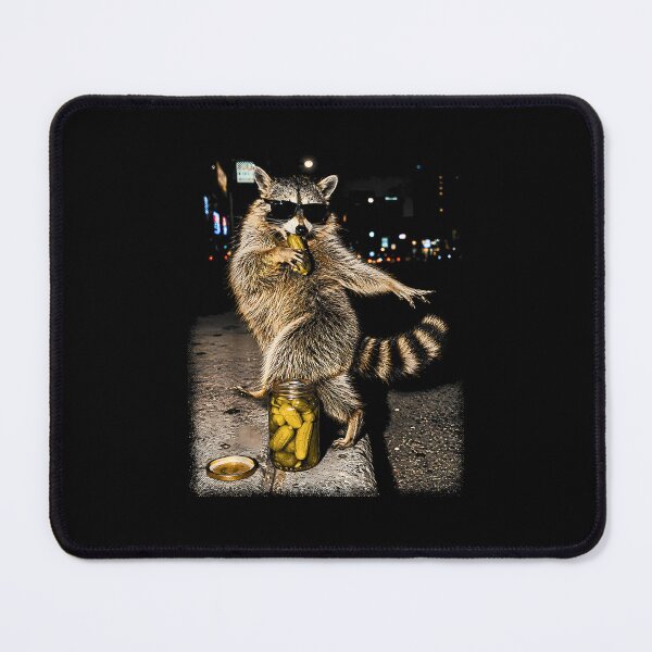 Item preview, Funny Raccoon Eating Pickles Meme Mens Womens designed and sold by Rahamkshop.