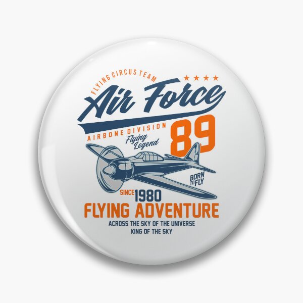Item preview, Vintage Air Force Airborne Division Propeller Airplane designed and sold by heedooppod.