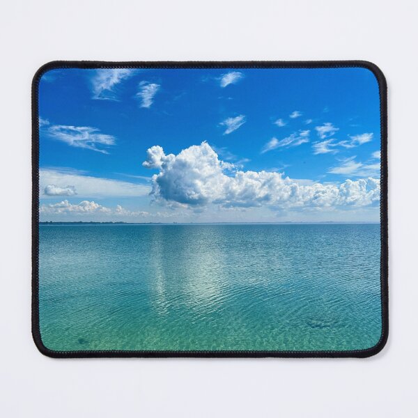 Item preview, Big fluffy cloud with gradient water view designed and sold by ClarissaFlora.