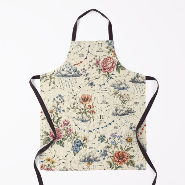 Item preview, Vintage Botanical Weather Map designed and sold by Side Quest Co..