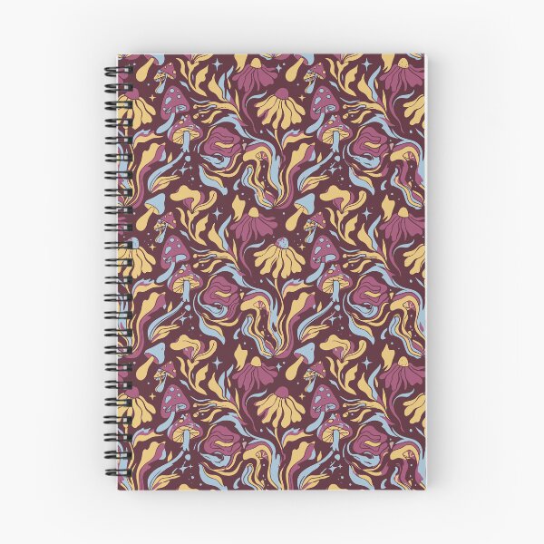 Item preview, Psychedelic Flowers, Magic Mushrooms, and Retro 70s Swirls designed and sold by Pattique.
