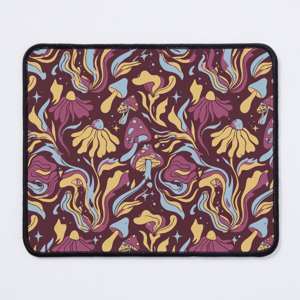 Item preview, Psychedelic Flowers, Magic Mushrooms, and Retro 70s Swirls designed and sold by Pattique.