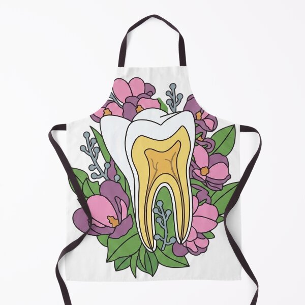 Item preview, Floral Tooth Anatomy Botanical Dental Art designed and sold by Shopeon Designs.
