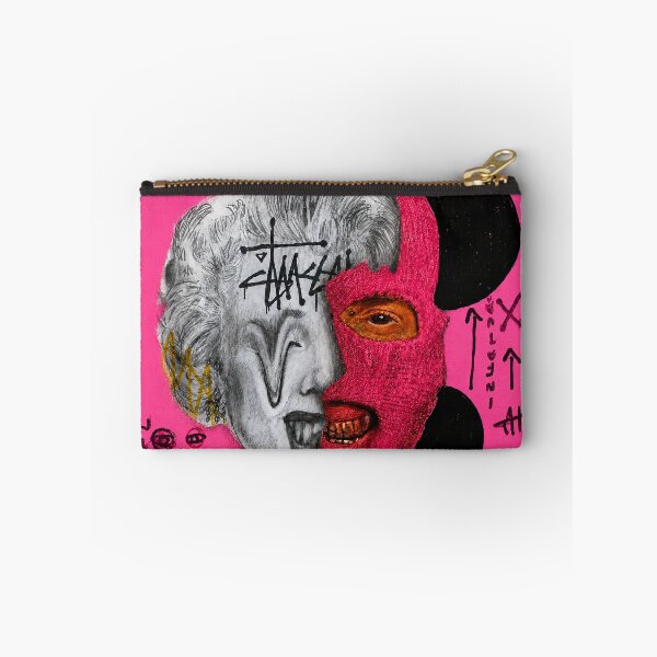 Item preview, Hot Pink Split Portrait – Neo Pop Street Art designed and sold by Boreal Apparel.