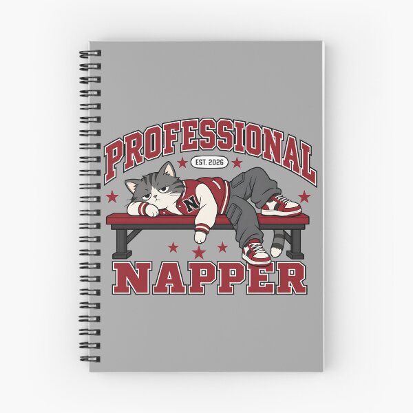Item preview, Professional Napper Cat – Funny Lazy Cat College Style designed and sold by Sed94.