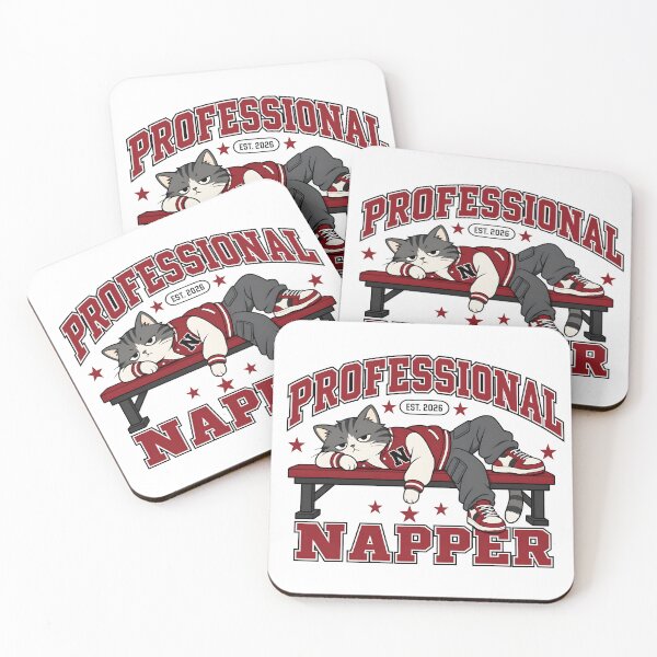 Item preview, Professional Napper Cat – Funny Lazy Cat College Style designed and sold by Sed94.