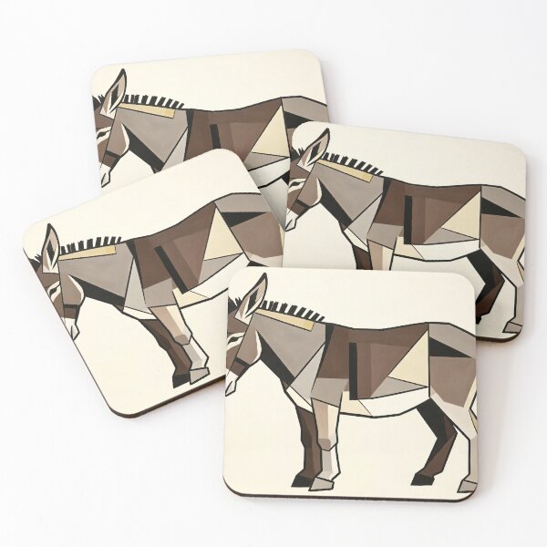 Item preview, cubist animal artwork designed and sold by forget45studio.